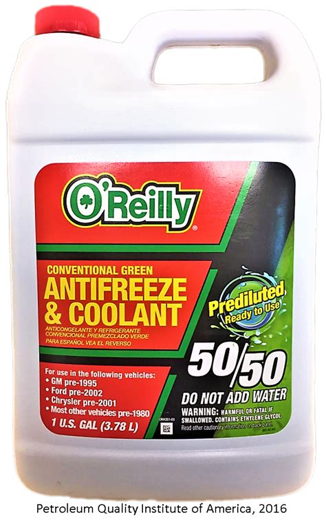 O reilly antifreeze - By type, color and application 1Color is fluorescent yellow, color may appear to be greenish/yellow when looking down into a bottle or drum 2Nitrites are required for some …